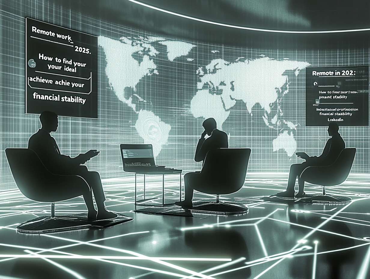 Удаленная работа в 2025 году: Как найти свою идеальную профессию и достичь финансовой стабильности